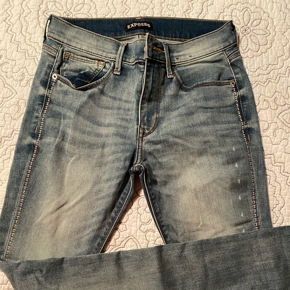 NWOT Express mid-rise ankle leggings, size 4